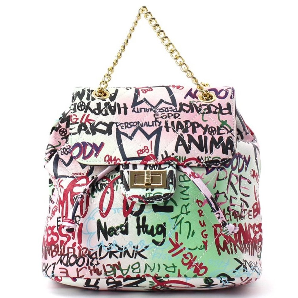 What's on your Mind Graffiti Backpack
